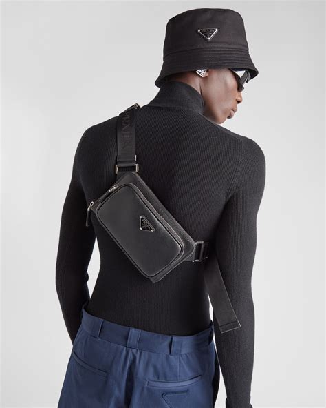 prada mini belt bag|prada unisex backpack.